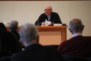 Ángel García Rivilla en el inicio de curso del clero diocesano