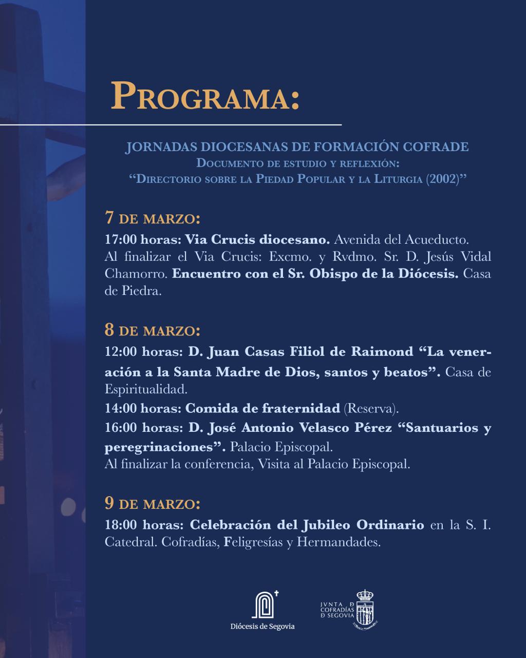 Jornadas de Formación Cofrade