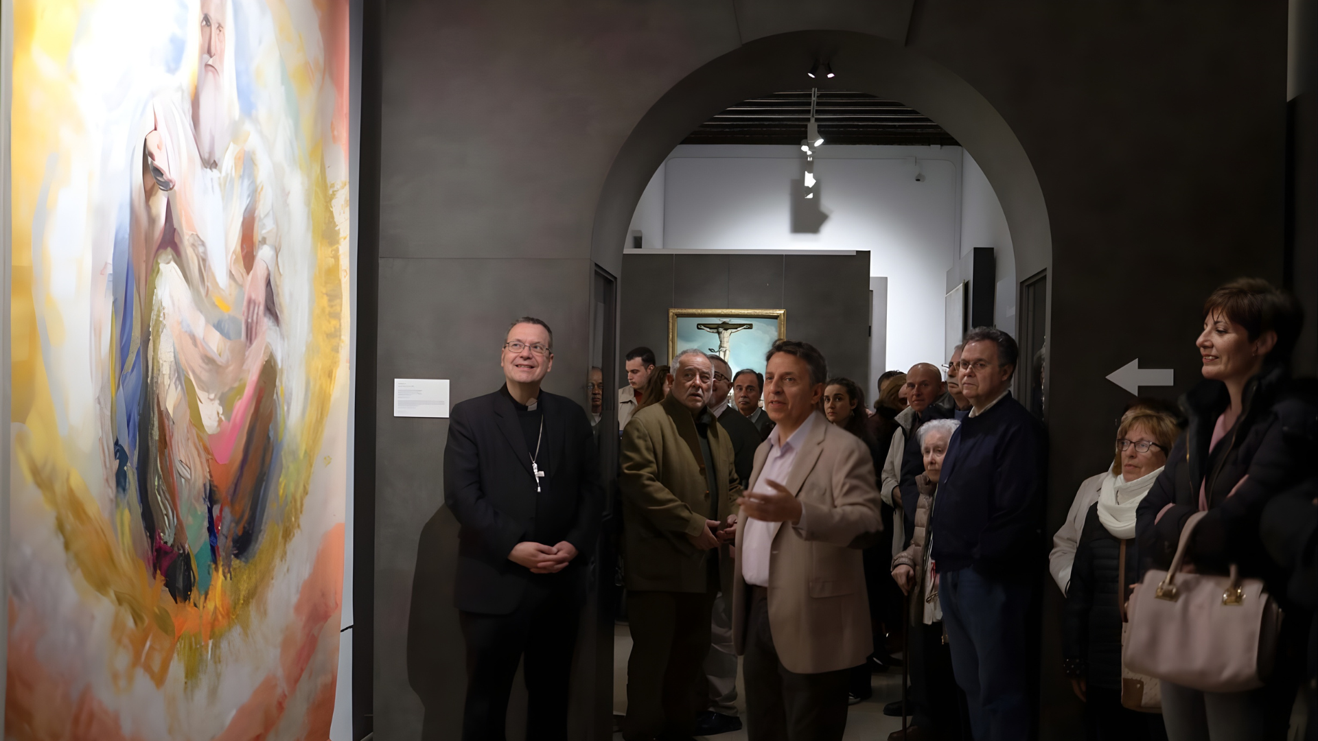 Inauguración exposición Mariano Carabias en el Palacio Episcopal