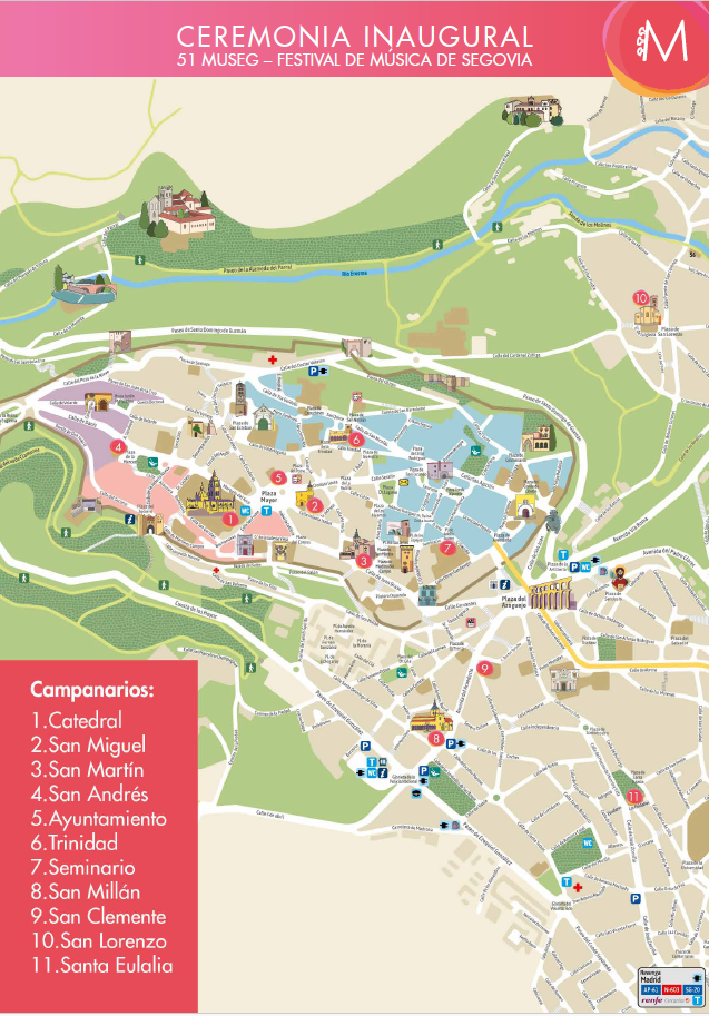 Mapa templos campanas